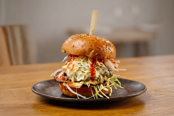 Lamb burger new menu