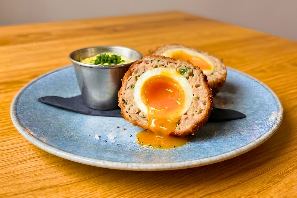 Small plates scotch egg
